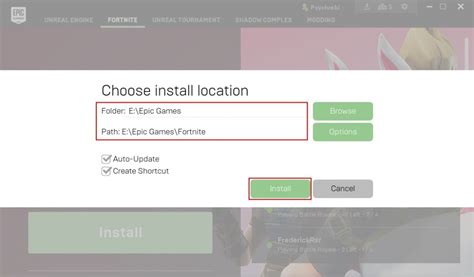 Epic Games Default Install Location