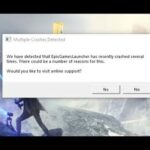Epic Games Launcher Multiple Crashes Detected