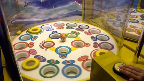 Arcade Game With Ball And Holes
