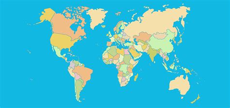Countries Of The World Map Quiz Game