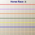 Free Printable Horse Race Game Board Template