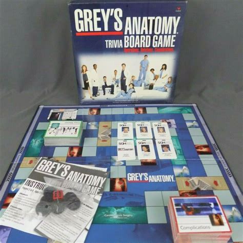 Greys Anatomy Trivia Board Game