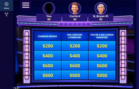 Jeopardy Free Online Game 2 Player