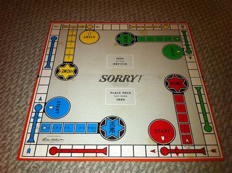 Old Board Games Like Sorry