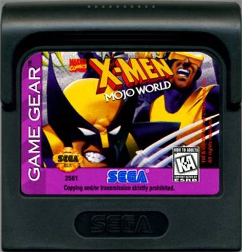 X-Men Mojo World Game Gear
