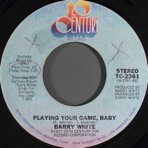 Barry White Playing Your Game Baby