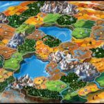 Board Game With Map Of World