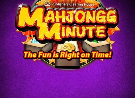 Free Pch Games Mahjongg Minute