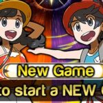 How To Start A New Game In Pokemon X
