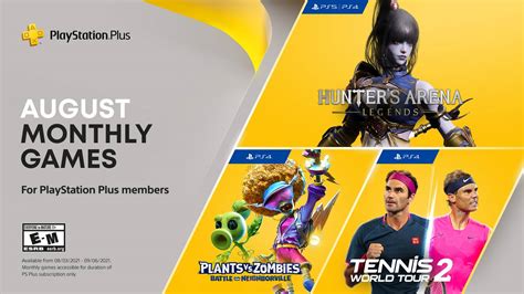 August Ps Plus Free Games 2021