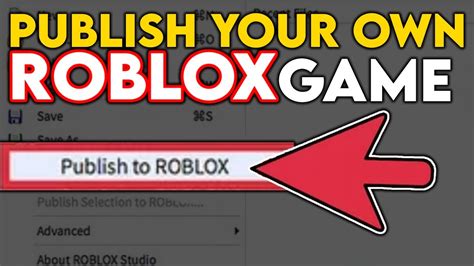 How To Publish A Game On Roblox Studio