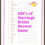 Free Bridal Shower Games Printables
