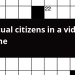 Virtual Citizens In A Video Game Crossword