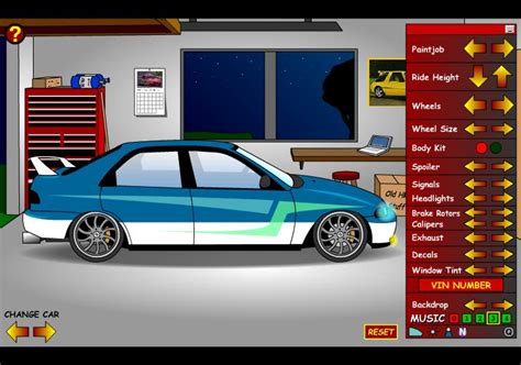 Custom Car Building Games Online
