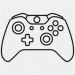 Drawing Of A Video Game Controller