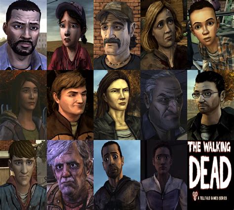 The Walking Dead Video Game Characters