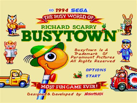 Busy World Of Richard Scarry Computer Game