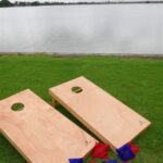 Game With Bean Bags And Boards