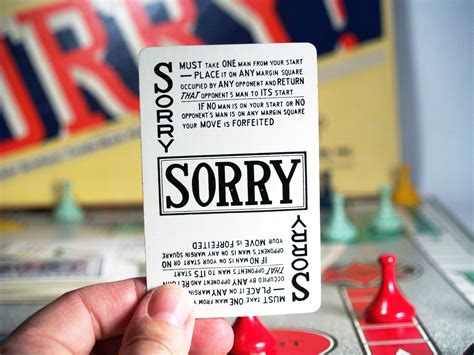 Instructions For Sorry Board Game