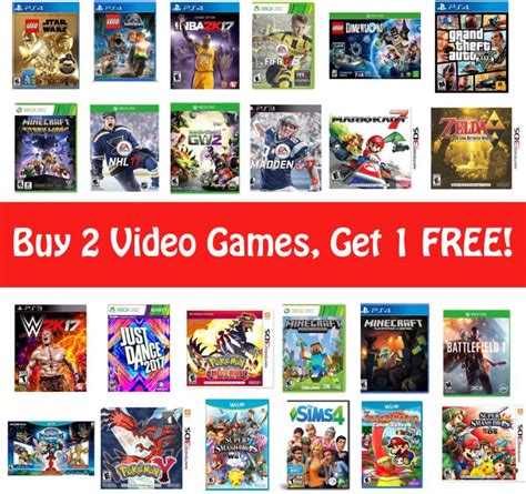 Buy 2 Get One Free Video Games