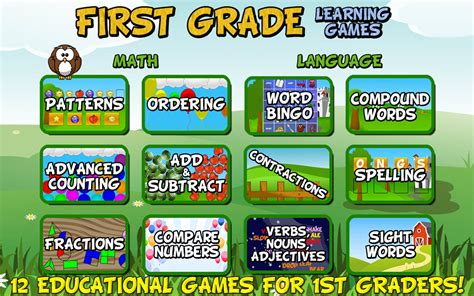 Free Educational Games For 1St Graders
