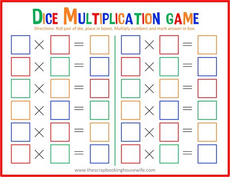 Free Multiplication Games For Kids