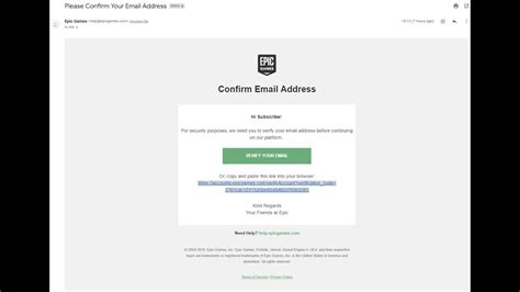 How To Verify Email On Epic Games