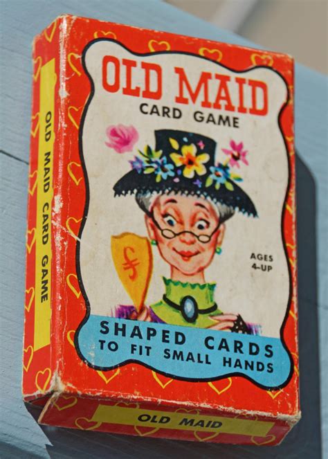 Old Maid Card Game Vintage