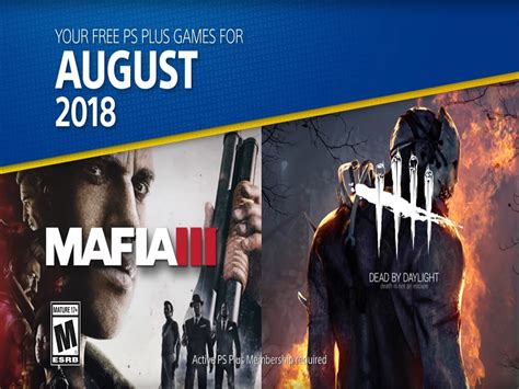 Playstation Plus August Free Games