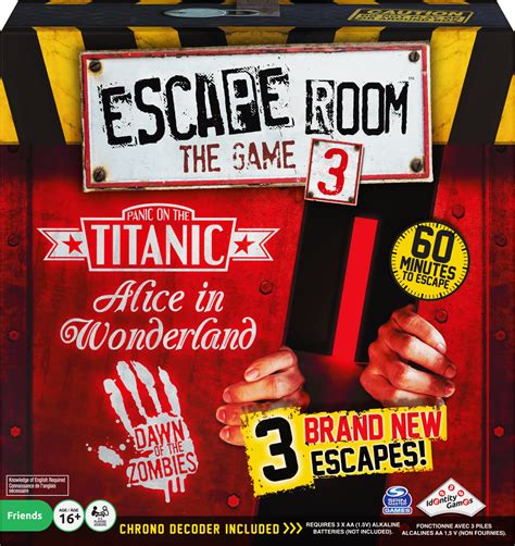 Escape Room Board Game Answers