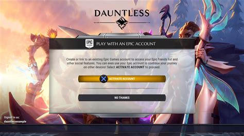 How To Link My Dauntless Account To Epic Games