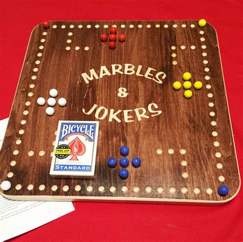 Joker Board Game With Marbles