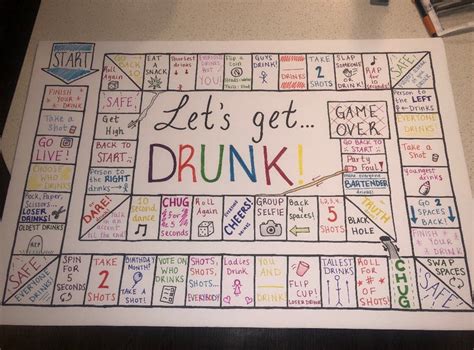 Let's Get Drunk Board Game