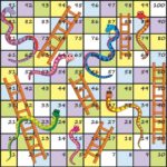 Printable Snakes And Ladders Game Board