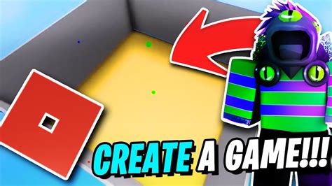 Can You Make Your Own Game On Roblox