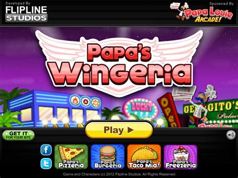 Cool Math Games Papa's Wingeria