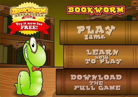 Free Bookworm Game Online Msn