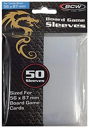 Bcw Board Game Sleeves 56X87