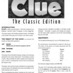 Clue The Board Game Rules