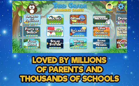 Free Learning Games For 3Rd Graders