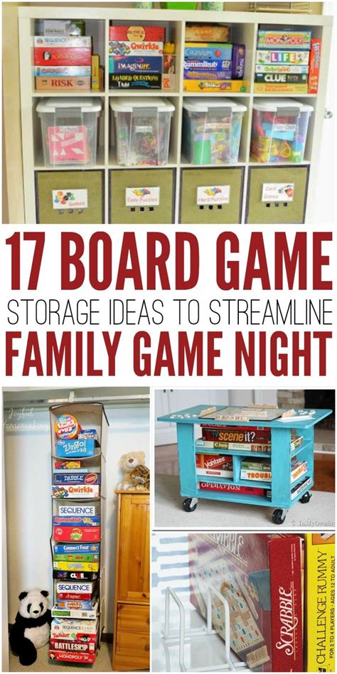 Family Room Board Game Storage Ideas