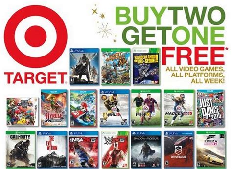 Buy 2 Get 1 Free Target Video Games