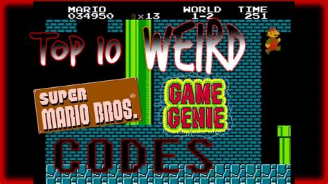 Super Mario World Game Genie Cheat Codes