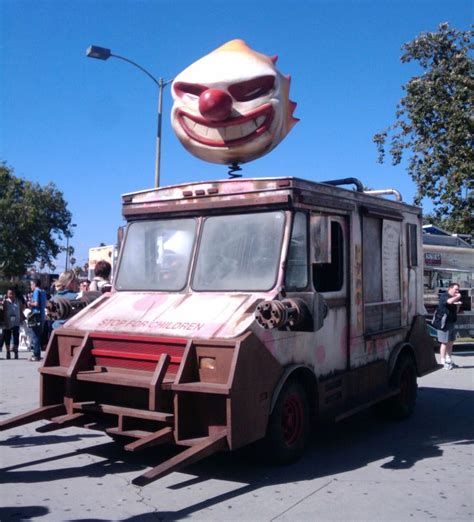 Video Game With Clown Ice Cream Truck