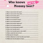 Who Knows Mommy The Best Game