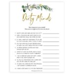 Free Printable Dirty Minds Game