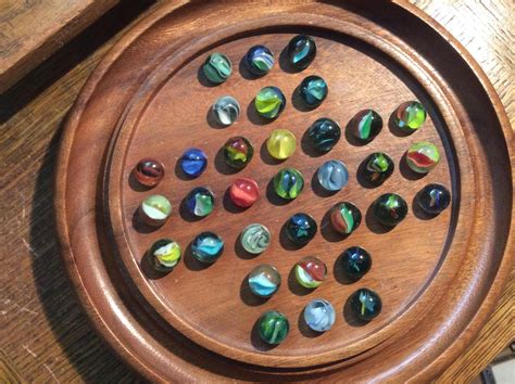 Wooden Board Games With Marbles