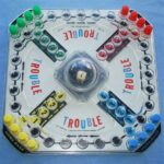 Board Game With Dice In Bubble