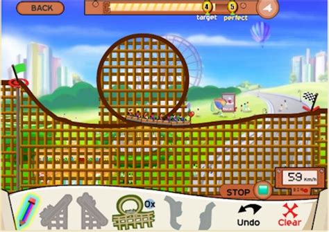Build A Roller Coaster Online Game