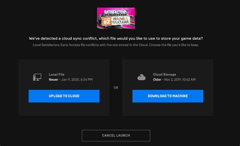Epic Games Cloud Syncing Stuck